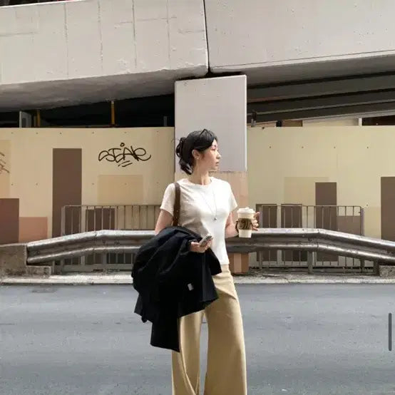 [BUNJANG] Moabin Prime Cotton Pants Beige S / 모아빈 Prime Cotton pt 베이지 새상품 s