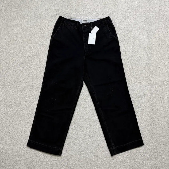 [BUNJANG] Bawwow Work Trousers Chino Pants Black / [L] 바우와우 워크 트라우져 치노 팬츠 블랙