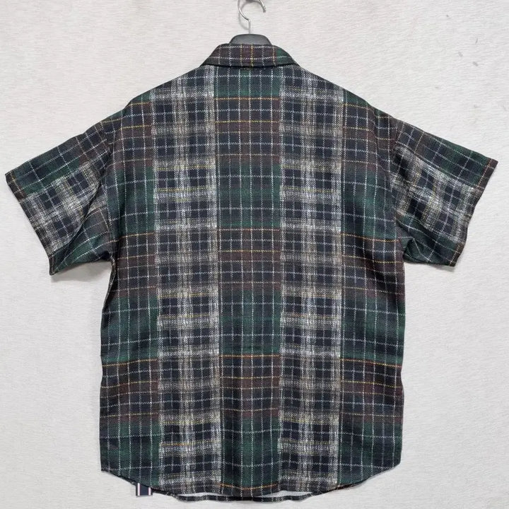 [BUNJANG] Romantic Crown Checkered Shirt / ㅡ 로맨틱크라운 체크 남방 남100ㅡ0409