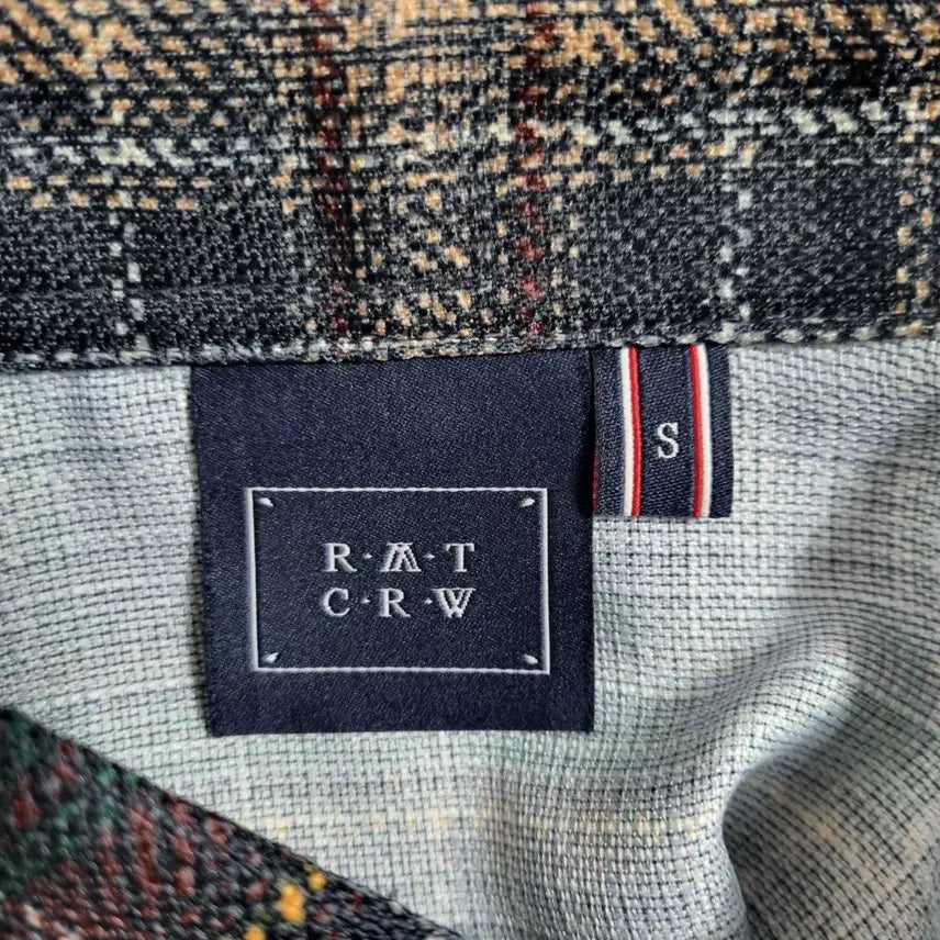 [BUNJANG] Romantic Crown Checkered Shirt / ㅡ 로맨틱크라운 체크 남방 남100ㅡ0409