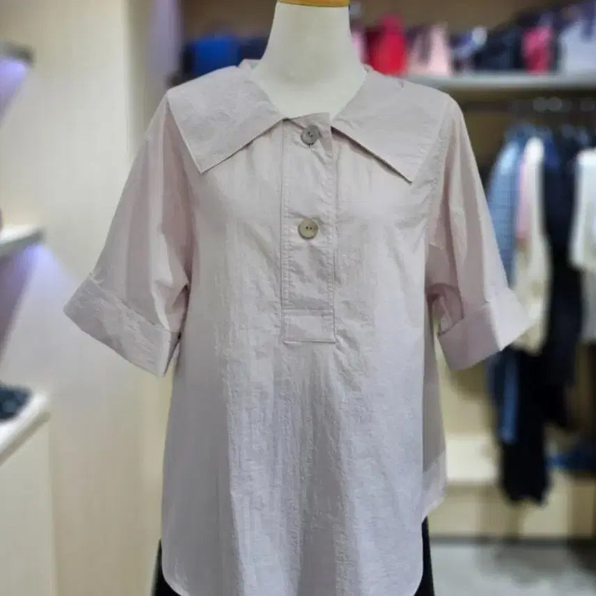 [BUNJANG] Sisley Shirred Blouse / 시슬리 빅카라 셔링 블라우스