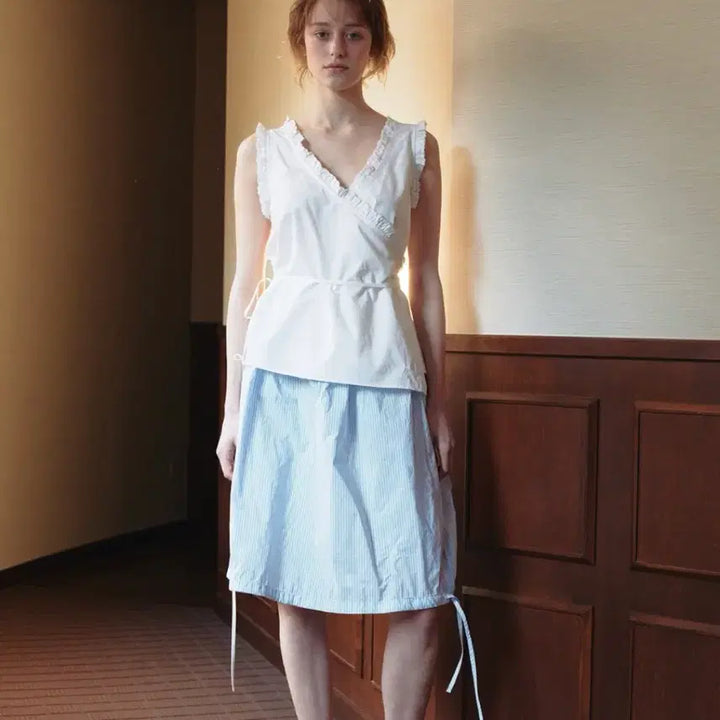 [BUNJANG] Ribbonbit Tippy Blouse - Ivory / Ribbonbit tippy blouse_ivory