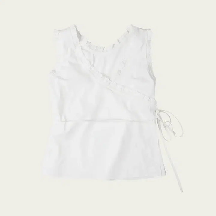 [BUNJANG] Ribbonbit Tippy Blouse - Ivory / Ribbonbit tippy blouse_ivory