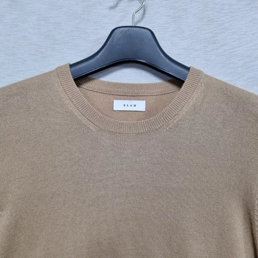 [BUNJANG] Slam Knit Round Short Sleeve T-shirt (Men&