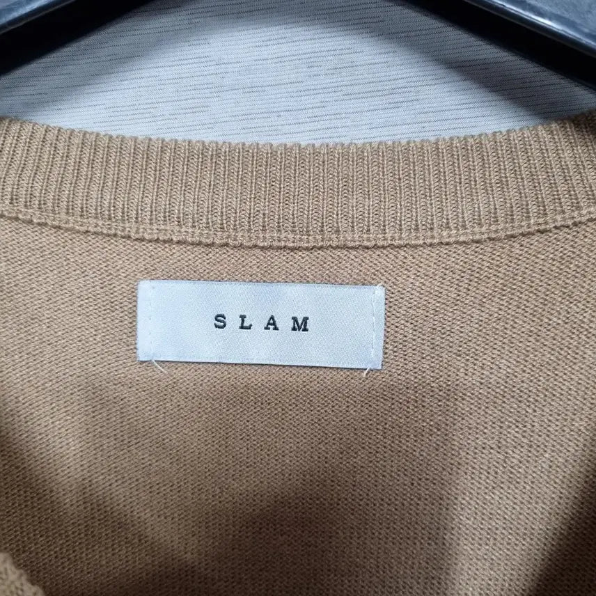 [BUNJANG] Slam Knit Round Short Sleeve T-shirt (Men&