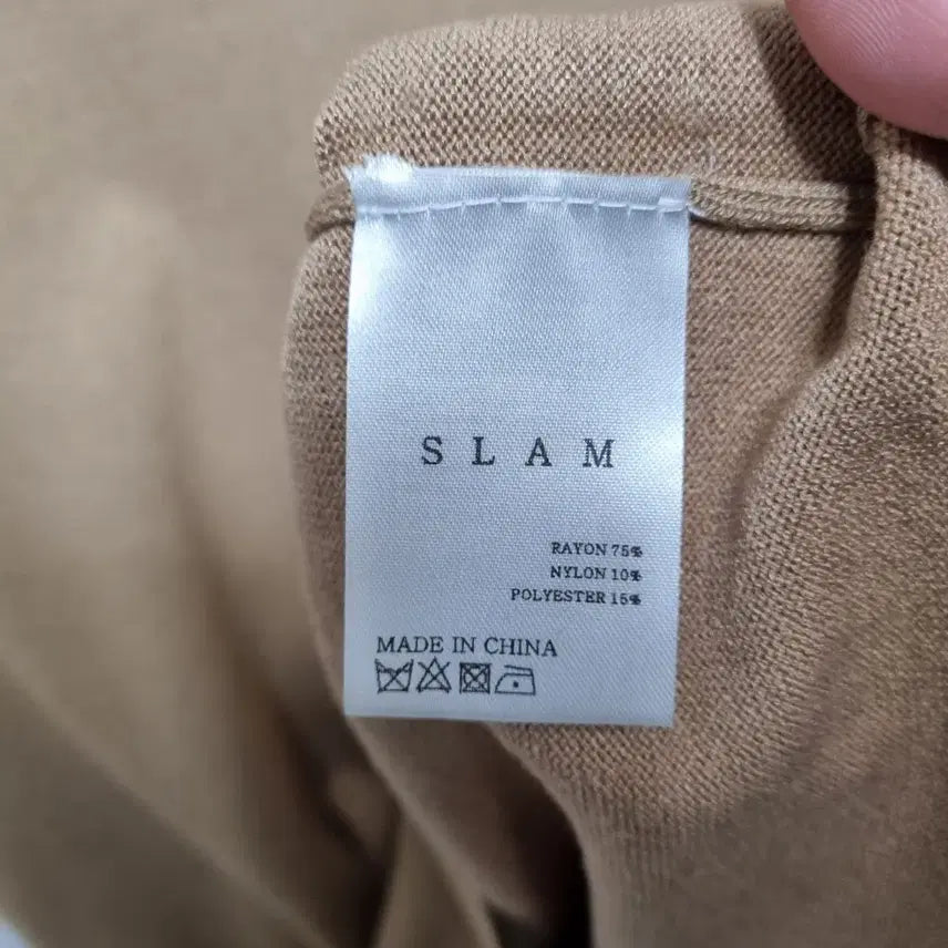 [BUNJANG] Slam Knit Round Short Sleeve T-shirt (Men&