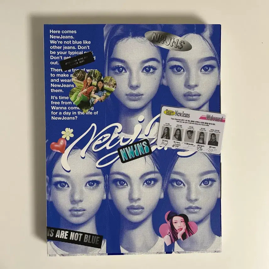 [SOLD OUT] 뉴진스 블루북 단체 버전 개봉앨범