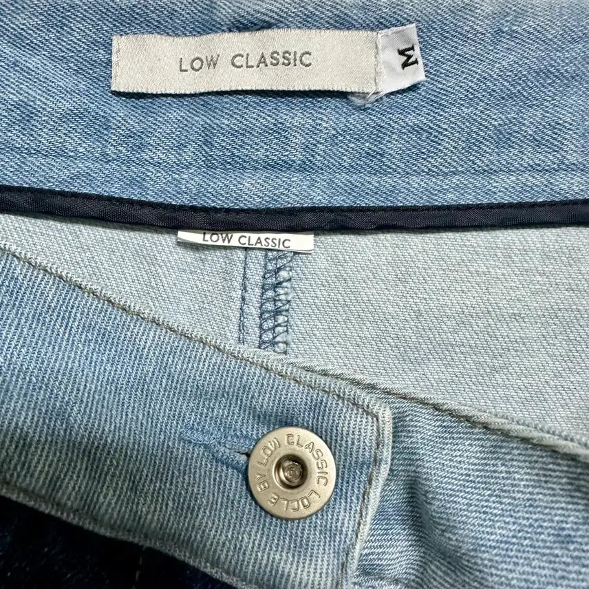 [BUNJANG] Low Classic Patchwork Denim Skirt M / 로우클래식 패치워크 데님스커트 M