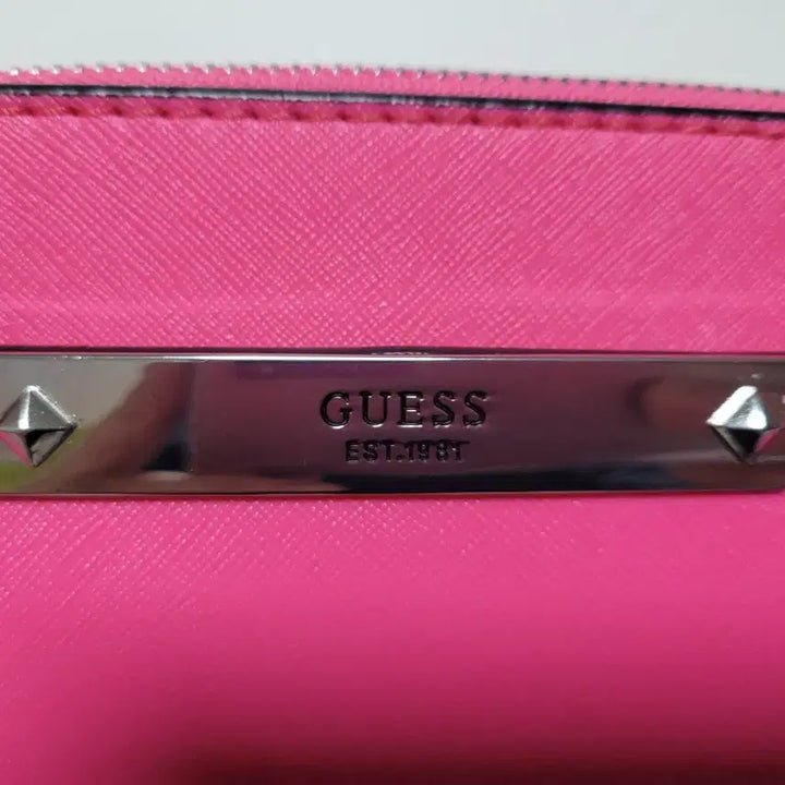 [BUNJANG] GUESS Mini Square Crossbody Bag / GUESS 게스 (핑크색) 미니사각 크로스백 가방