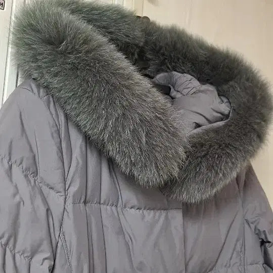 [BUNJANG] Chatelaine Fur Hood Long Padding Coat Size 95 / 샤트렌 후드 털 롱 패딩 코트 95