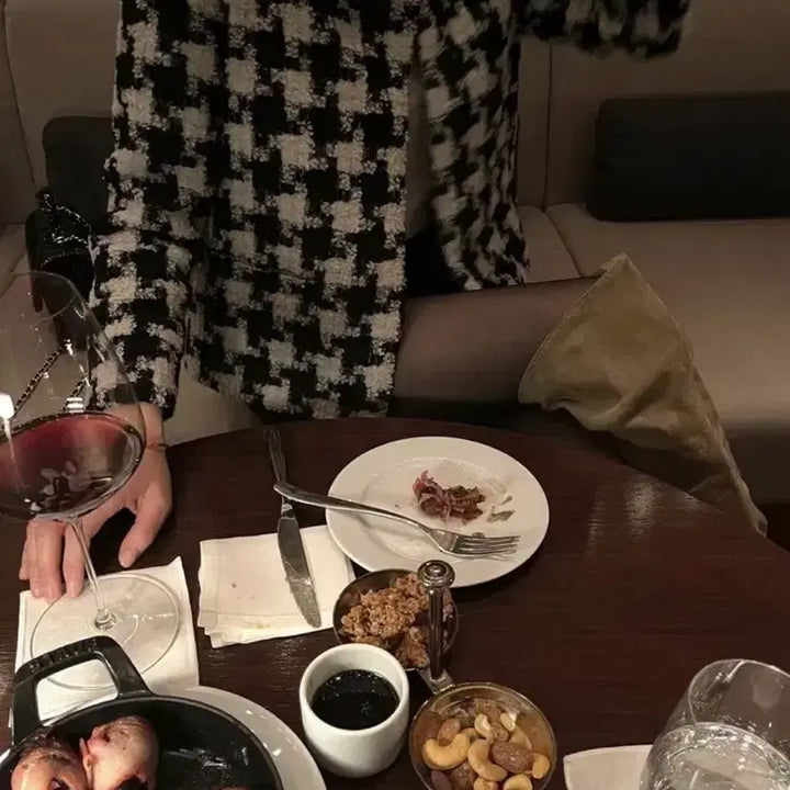 [BUNJANG] Concept J Houndstooth Check Jacket / 컨셉제이 하운드 체크 자켓