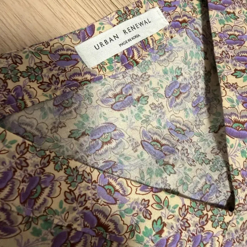 [BUNJANG] Purple Floral Summer Cotton Maxi Dress / 보라 플라워 여름 면 롱 원피스 445566 정도 사이즈