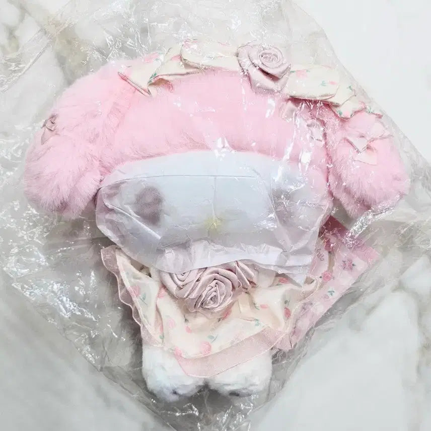 [BUNJANG] Sanrio My Melody Dolly Rose Plush Doll / 산리오 마이멜로디 돌리로즈 누이 인형 미개봉 새상품