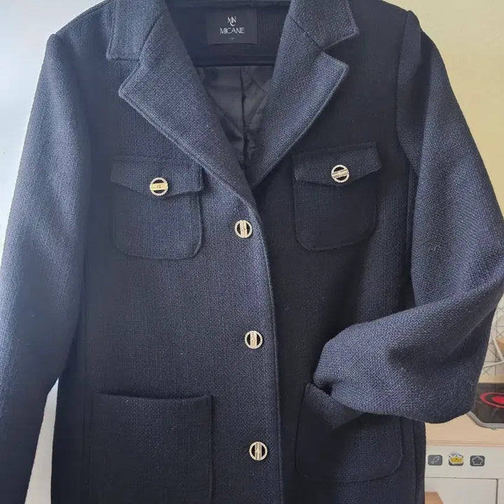 [BUNJANG] Mikene Tweed Jacket (Black) Women&
