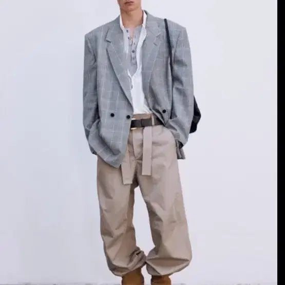 [BUNJANG] RECTO 24SS Glen Check Blazer (S) / 렉토 24SS 글랜 체크 블레이저 (S)