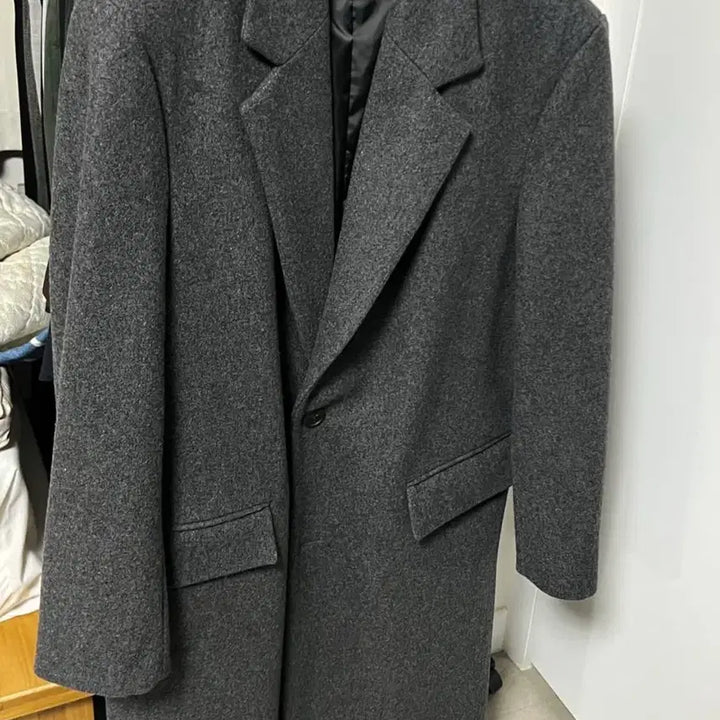[BUNJANG] Savage 24FW Single Chesterfield Coat (Gray, M) / 세비지 24FW Single Chesterfield Coat 그레이(m)