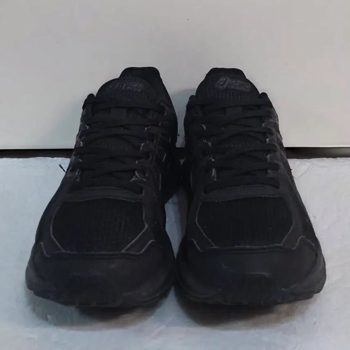 [BUNJANG] Asics Jog 100 2 Triple Black Running Shoes / [235] 아식스 조그100 2 조그백2 트리플블랙