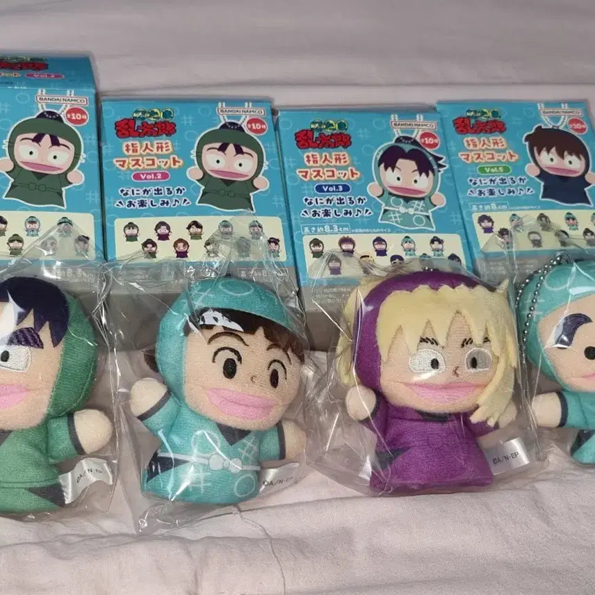 [BUNJANG] Nintama Finger Puppets (Monjiro, Heidayu, Takamaru, Torawaka) / 닌타마 손가락인형 몬지로 헤이다유 타카마루 토라와카