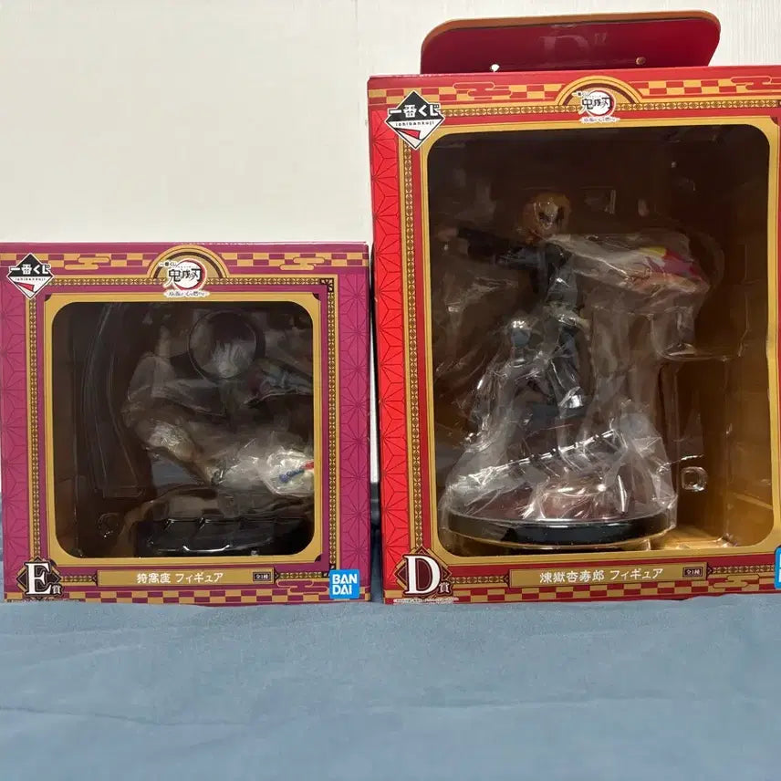 [SOLD OUT] 단순 개봉) 귀멸의 칼날 렌고쿠 d상+아카자 e상 피규어 세트