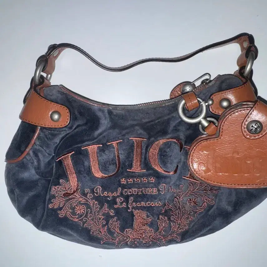 [BUNJANG] Juicy Couture Velvet Handbag / 쥬시꾸뛰르 벨벳 핸드백 가방