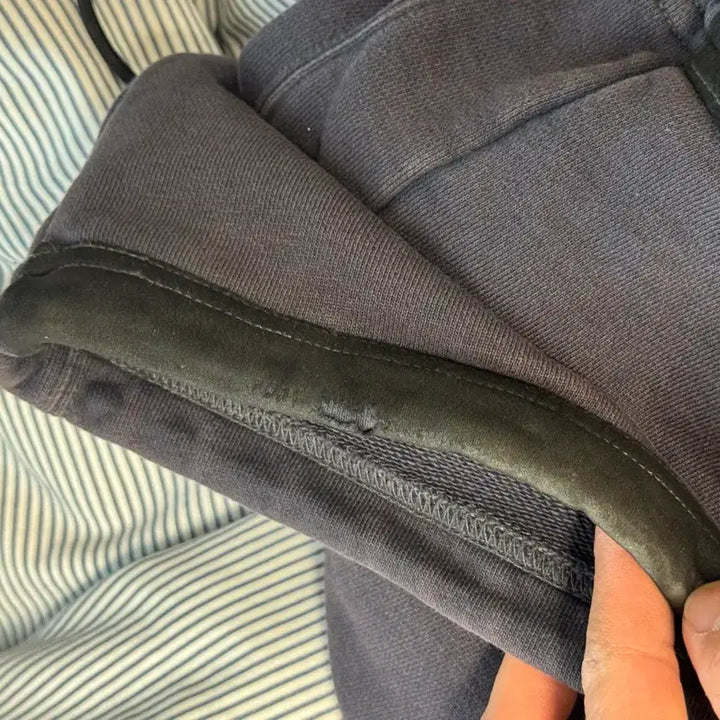 [BUNJANG] Polytelu Fatigue Dark Purple Navy Sweatpants / 2) 폴리테루 퍼티그 다크퍼플네이비 닼퍼네
