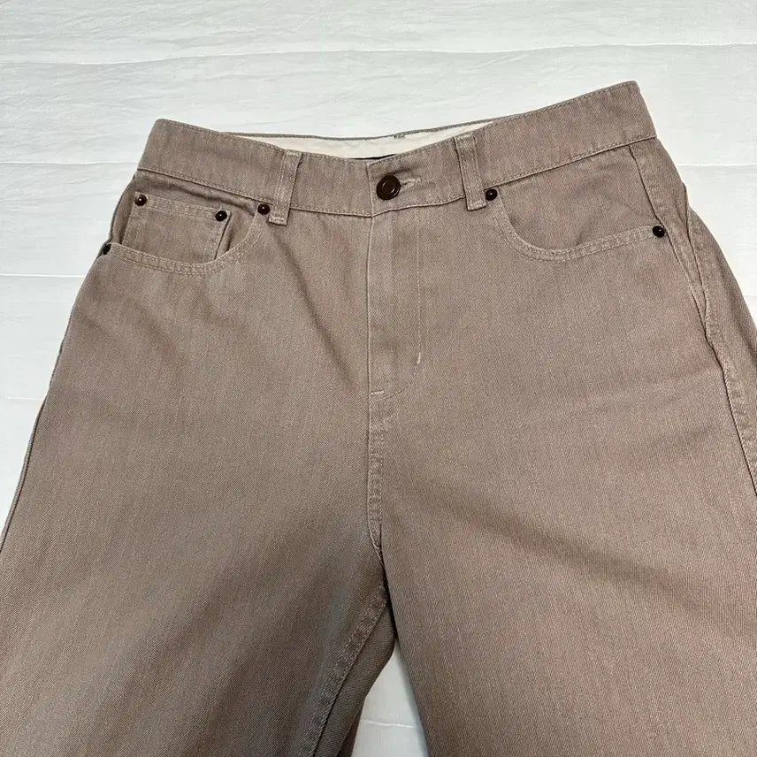 [BUNJANG] System Brown Denim Pants / 시스템 브라운 데님 팬츠 67-98사이즈