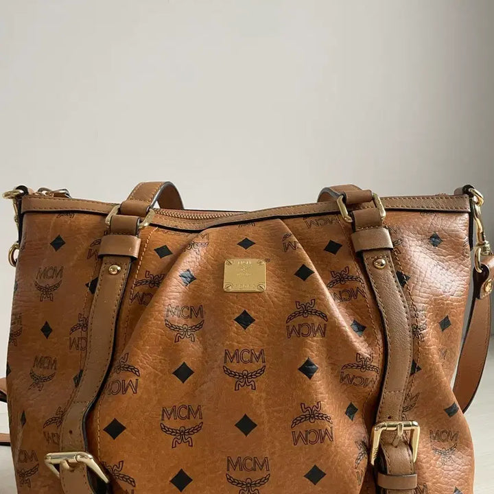 [BUNJANG] MCM Visetos Shoulder Bag Brown / MCM 비세토스 숄더백 브라운 / 정품