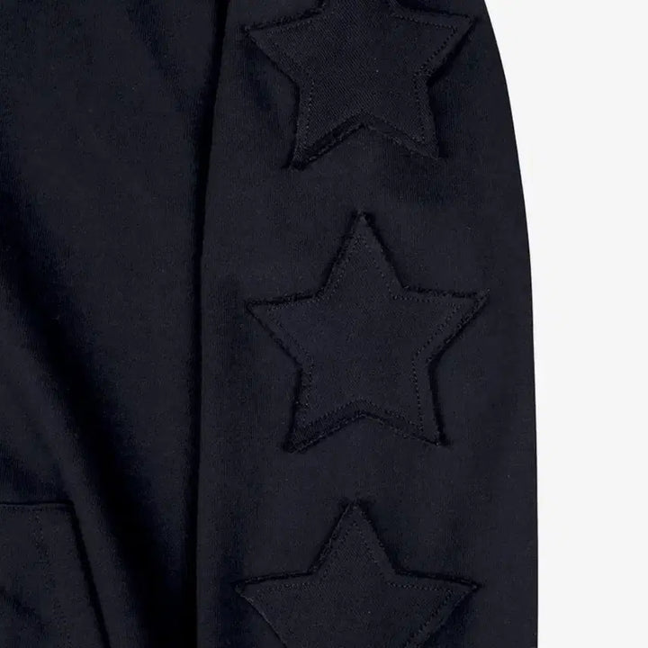 [BUNJANG] Tuomio Star Patch Hooded Zip-up Navy 1 Size / 뚜오미오 스타패치 후드집업 네이비 1사이즈 새상품