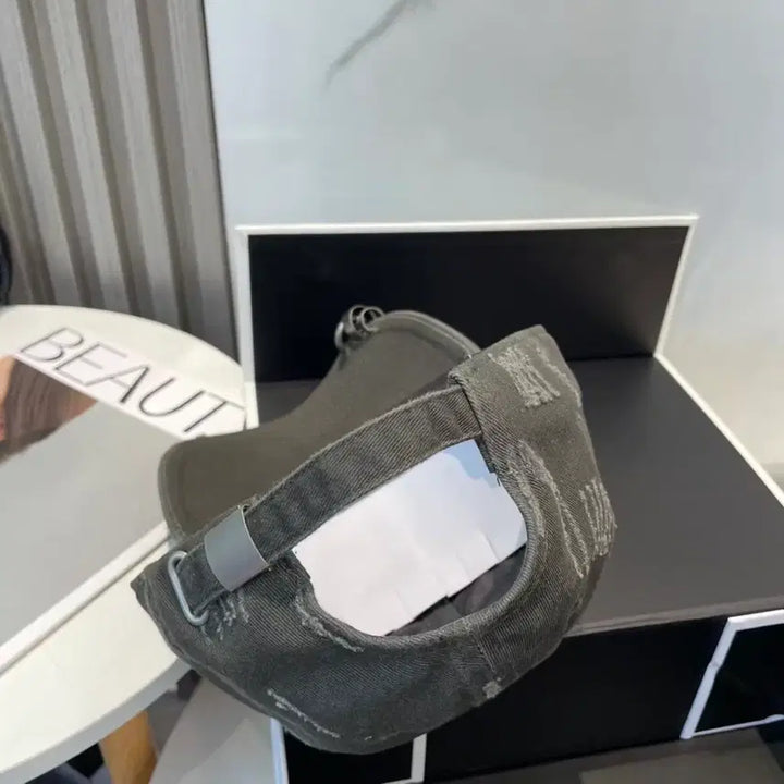[BUNJANG] Balenciaga Logo Cap Dark Gray Hat / 발렌시아가 로고 캡 모자 다크그레이