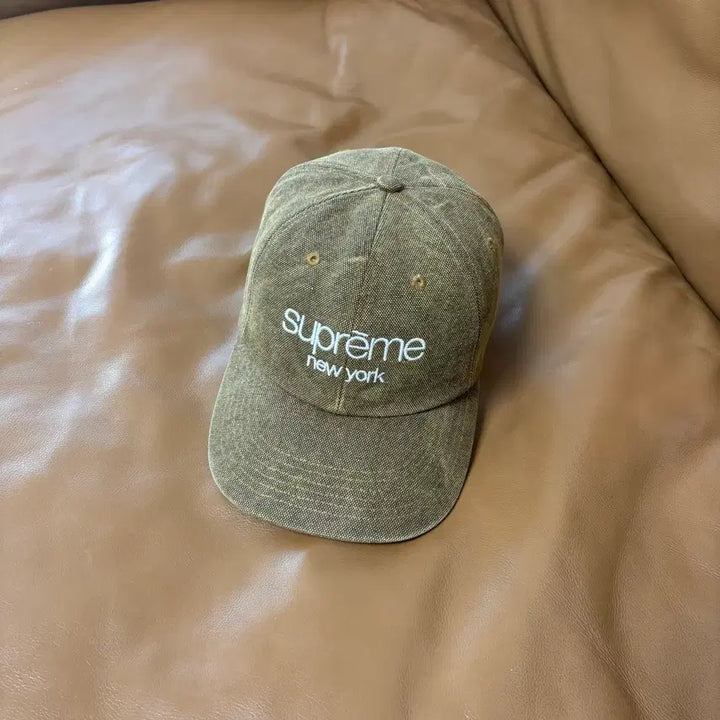 [BUNJANG] Supreme Stone Washed 6-Panel Cap / 슈프림 6패널 볼캡 모자 스톤 워시드 탄