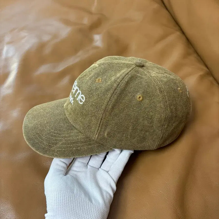 [BUNJANG] Supreme Stone Washed 6-Panel Cap / 슈프림 6패널 볼캡 모자 스톤 워시드 탄