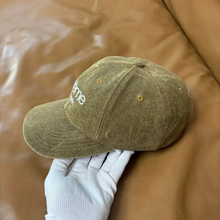 [BUNJANG] Supreme Stone Washed 6-Panel Cap / 슈프림 6패널 볼캡 모자 스톤 워시드 탄