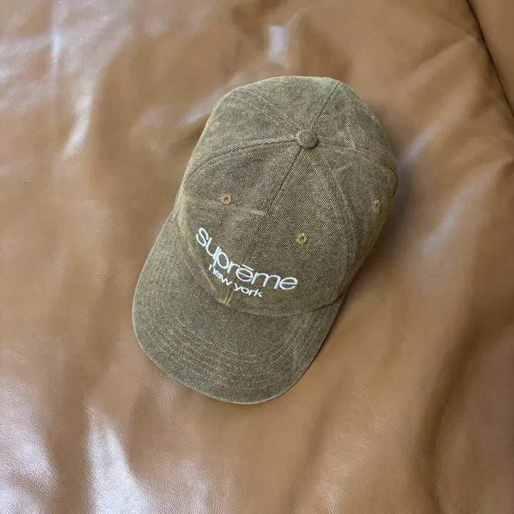 [BUNJANG] Supreme Stone Washed 6-Panel Cap / 슈프림 6패널 볼캡 모자 스톤 워시드 탄