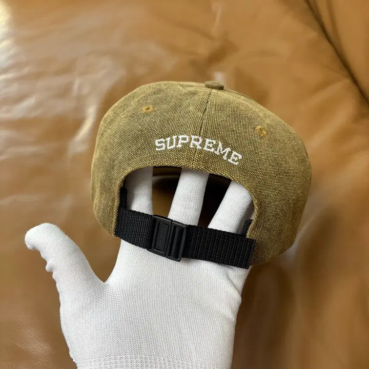 [BUNJANG] Supreme Stone Washed 6-Panel Cap / 슈프림 6패널 볼캡 모자 스톤 워시드 탄
