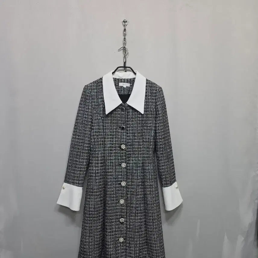 [BUNJANG] Benito Tweed Flare Dress / 베니토 트위드  플레어 원피스