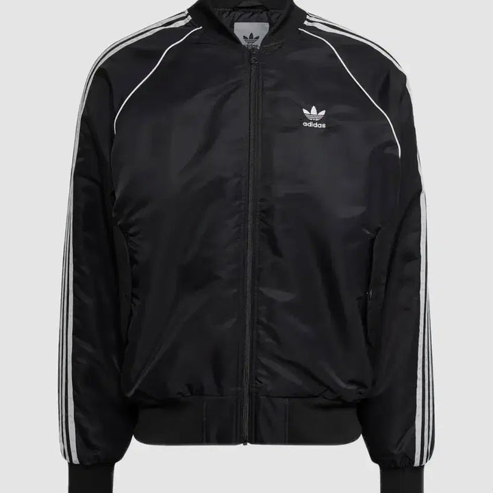 [BUNJANG] Adidas Superstar Quilted Bomber Jacket Black HL9203 / 아디다스 슈퍼스타 퀼티드 봄버 - 블랙 / HL9203