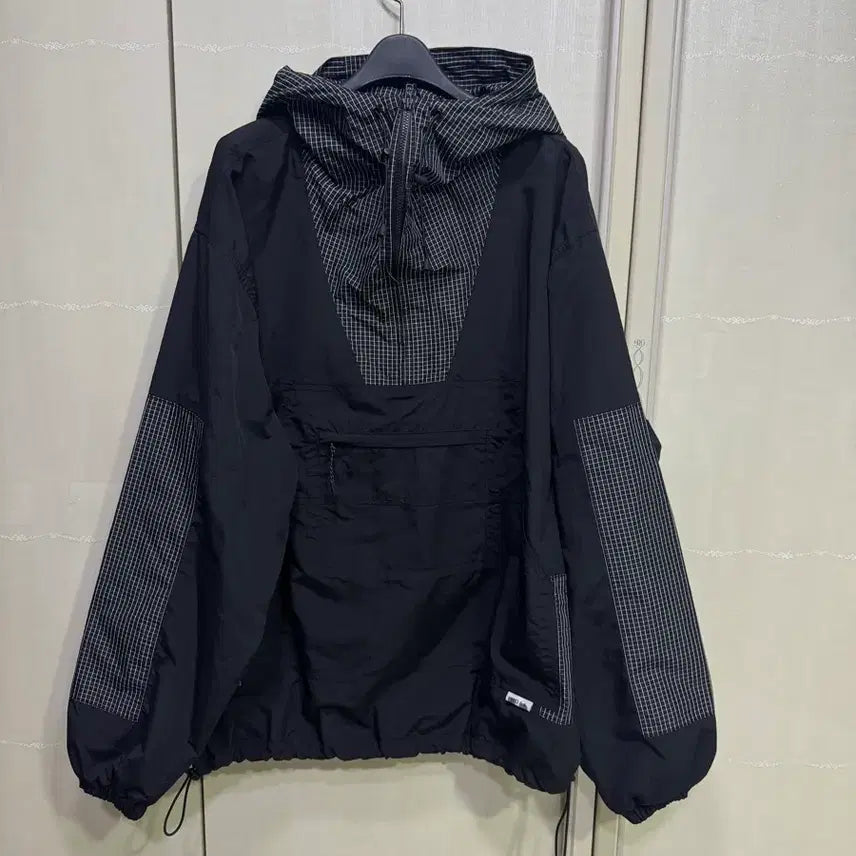 [BUNJANG] MOAA Check Color-Block Anorak Set-up / MOAA 체크 배색 아노락 셋업