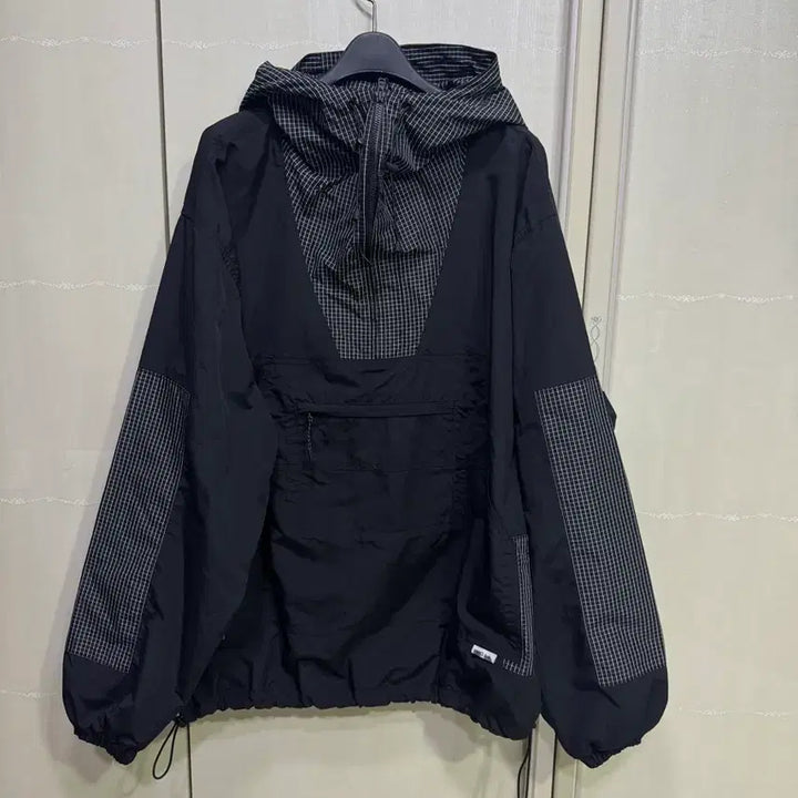 [BUNJANG] MOAA Check Color-Block Anorak Set-up / MOAA 체크 배색 아노락 셋업
