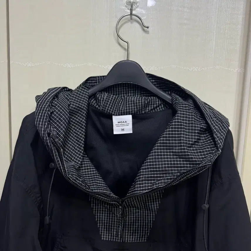 [BUNJANG] MOAA Check Color-Block Anorak Set-up / MOAA 체크 배색 아노락 셋업