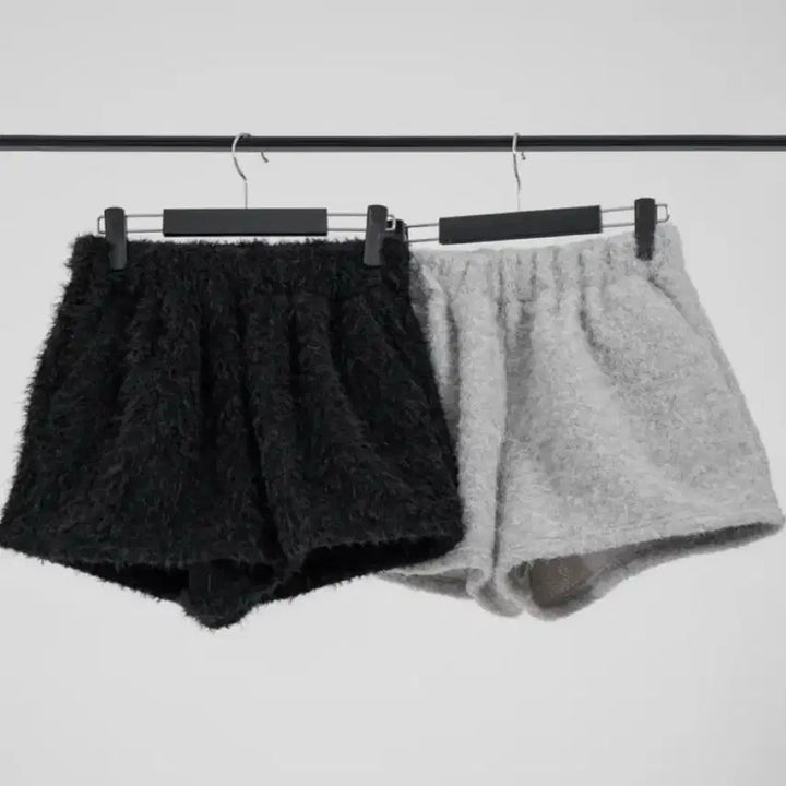 [BUNJANG] Unbranded Fleece Shorts / 뽀글이 반바지 FREE 블랙,그레이
