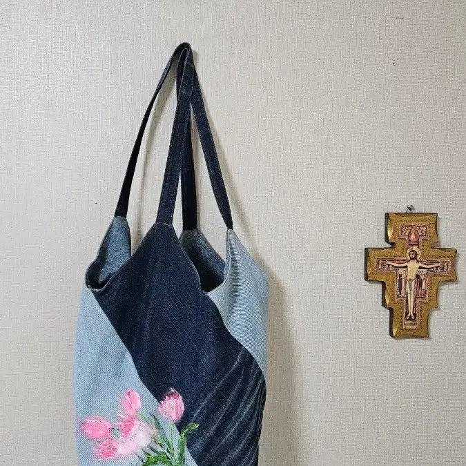 [BUNJANG] Handmade Denim Bag / 핸드메이드  데님 가방