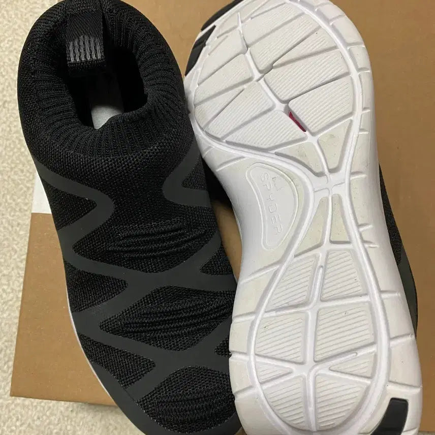 [BUNJANG] Spider Slip-On Sneakers Black 240 / 스파이더 슬립온 스니커즈 블랙 240