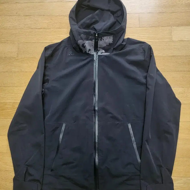 [BUNJANG] Le Coq Sportif Windbreaker Hooded Jacket XL Black / 르꼬끄 바람막이 후드점퍼