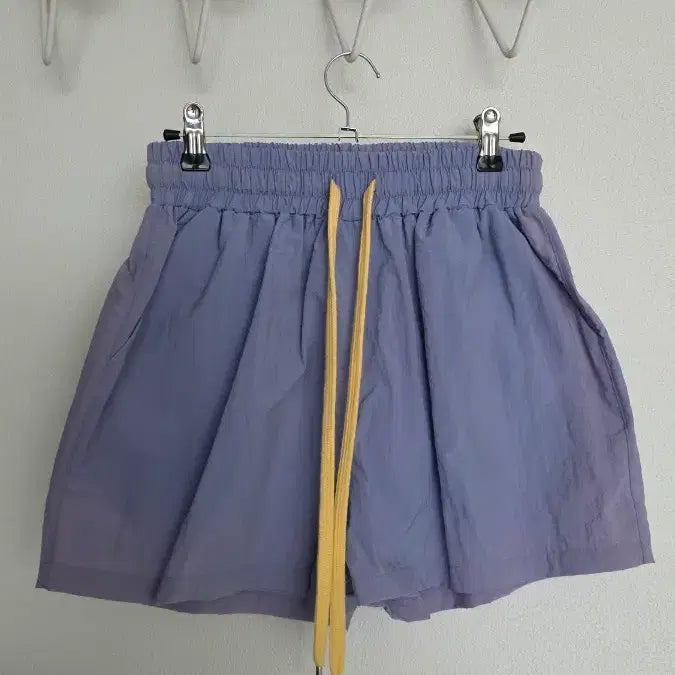 [BUNJANG] Mayo Purple Short Pants / 마요 폴리 100% 퍼플 숏팬츠 프리사이즈