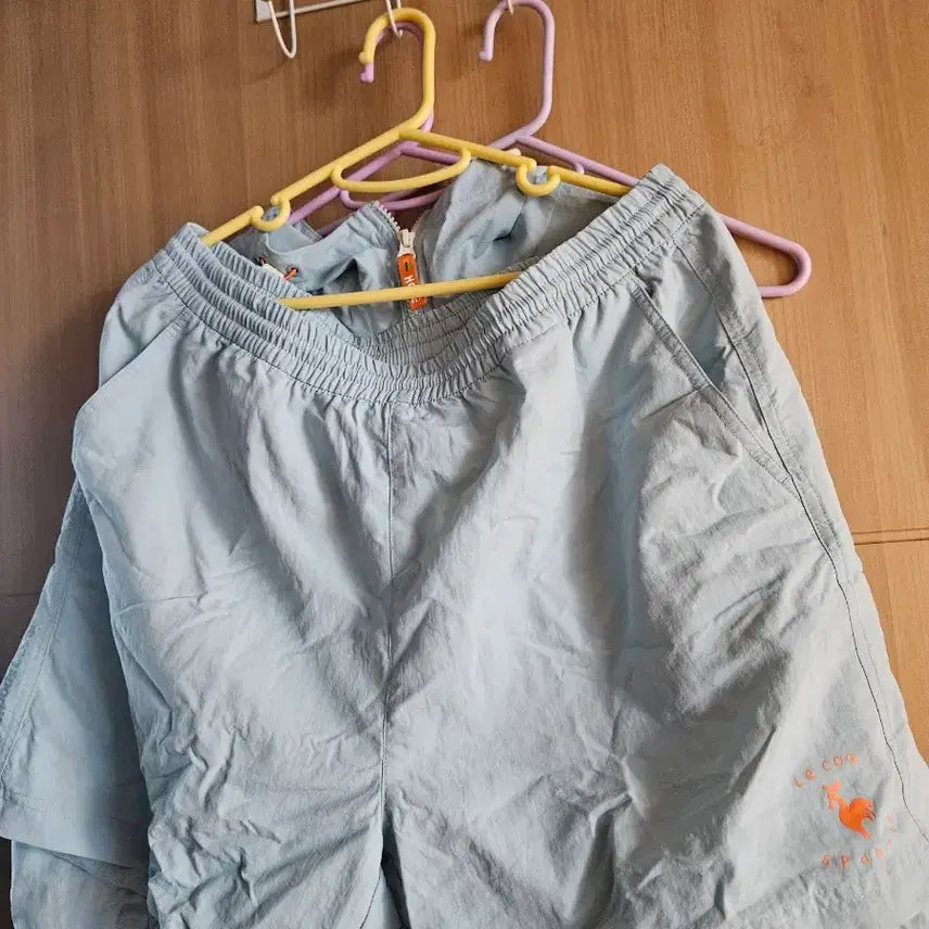[BUNJANG] Le Coq Sportif Anorak Shorts Hat Set / 르꼬끄 아노락 반바지 모자 세트 남녀공용 새상품