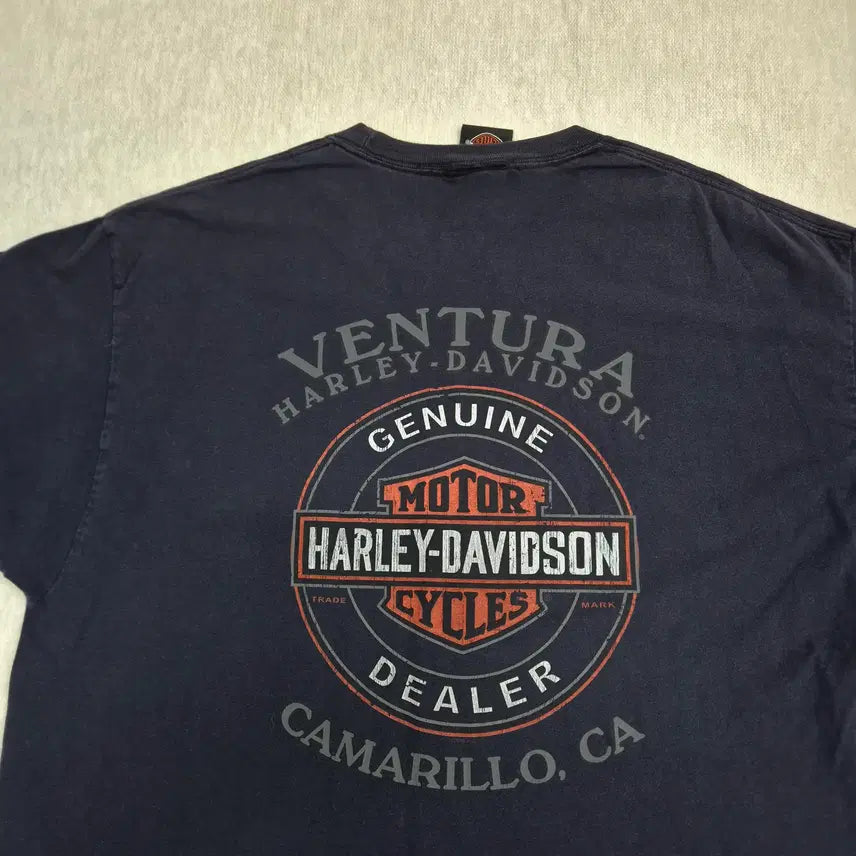[BUNJANG] Harley Davidson Vintage T-shirt / 할리데이비슨 반팔티셔츠