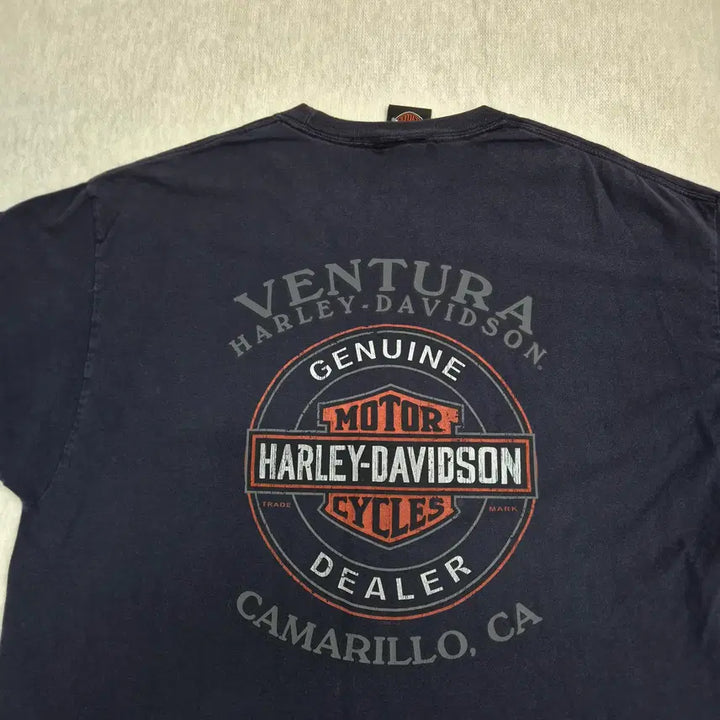 [BUNJANG] Harley Davidson Vintage T-shirt / 할리데이비슨 반팔티셔츠