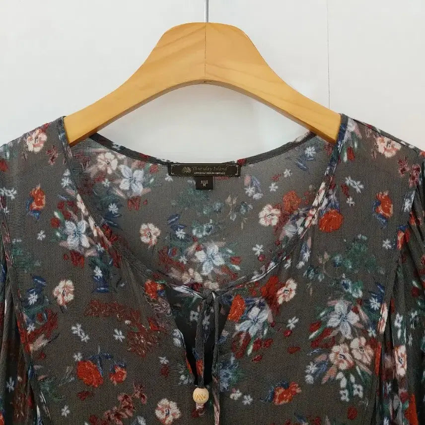 [BUNJANG] Thursday Island Floral Pattern Long Dress 66 / 써스데아일랜드 플라워패턴 롱원피스 66