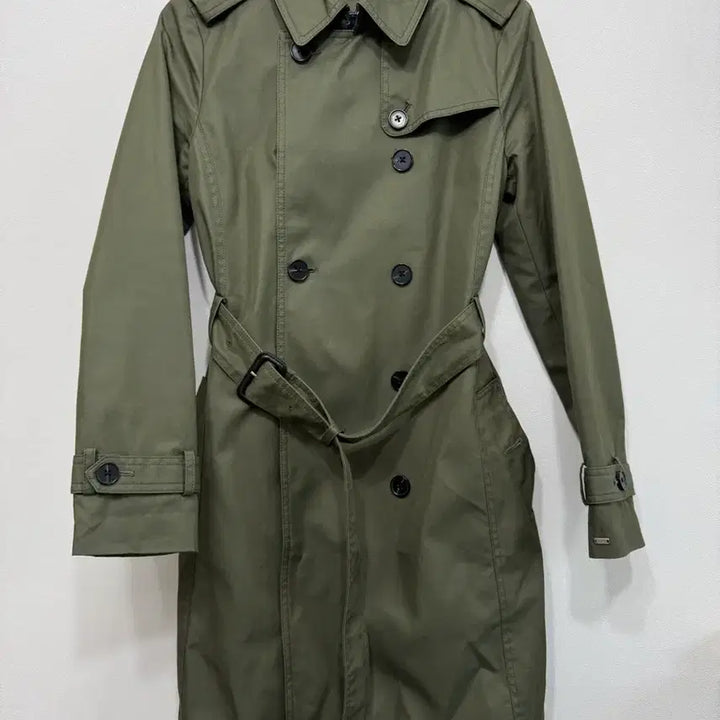 [BUNJANG] Tommy Hilfiger Khaki Trench Coat / (xs)타미힐피거 카키색 트렌치코트
