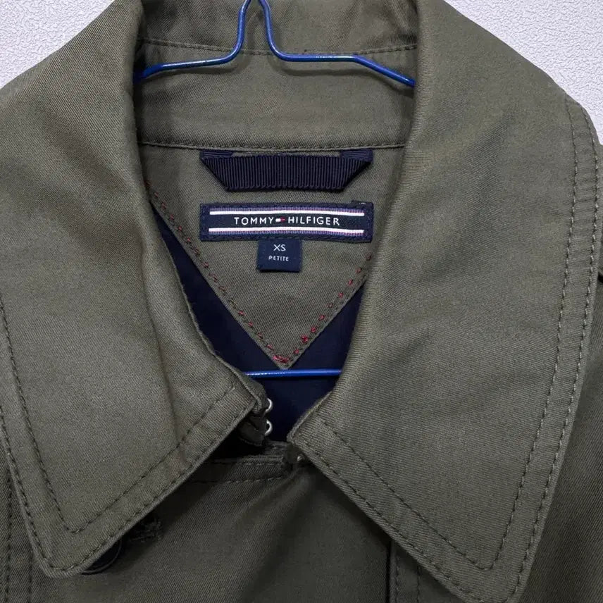 [BUNJANG] Tommy Hilfiger Khaki Trench Coat / (xs)타미힐피거 카키색 트렌치코트